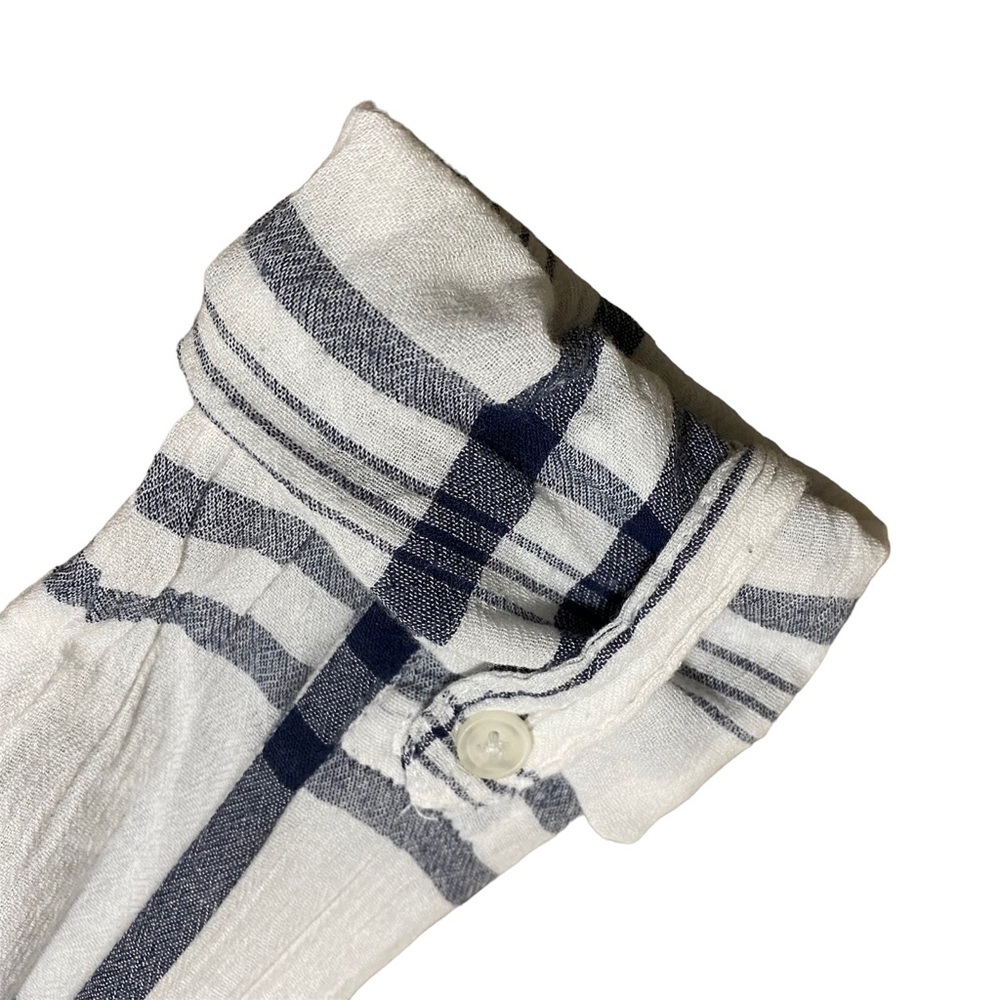 American Eagle Boyfriend Fit Plaid Button Down Shirt - Picture 3 of 8